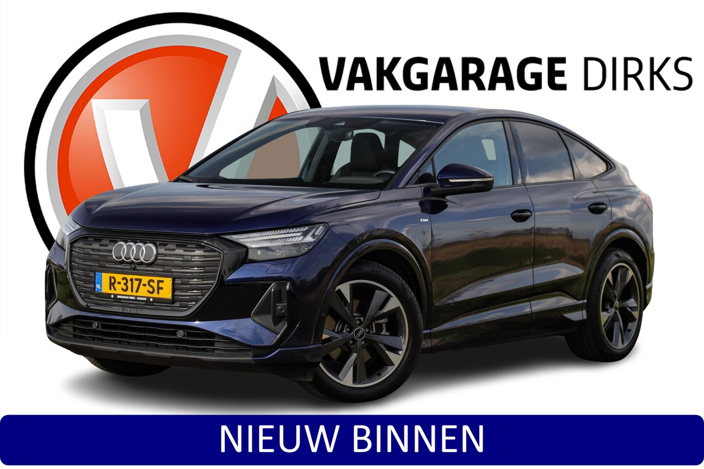 Audi Q4 Sportback e-tron - 2x S-Line ✅ Keyless ✅ Camera ✅ Warmtepomp - AutoWereld.nl