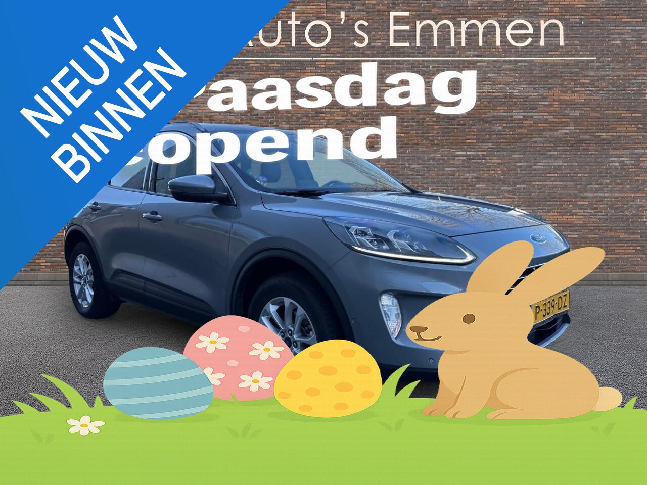 Ford Kuga - 2.5 PHEV ECC LMV LEDER NAVI TREKHAAK - AutoWereld.nl