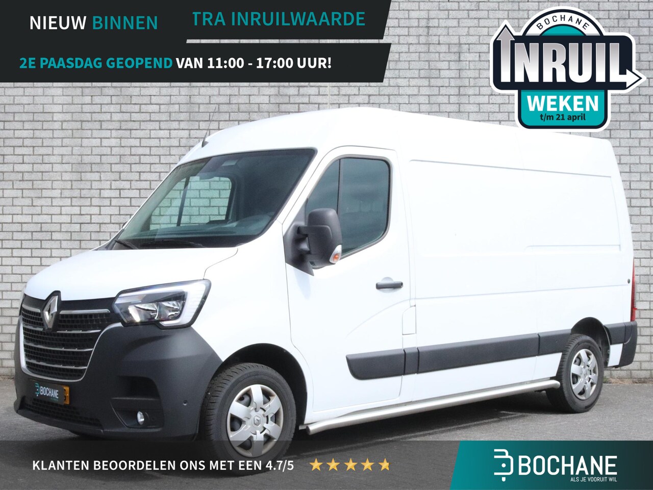 Renault Master - 2.3 dCi 135 T35 L2H2 Work Edition | Trekhaak | Betimmering | Sidebars | All-Season banden - AutoWereld.nl
