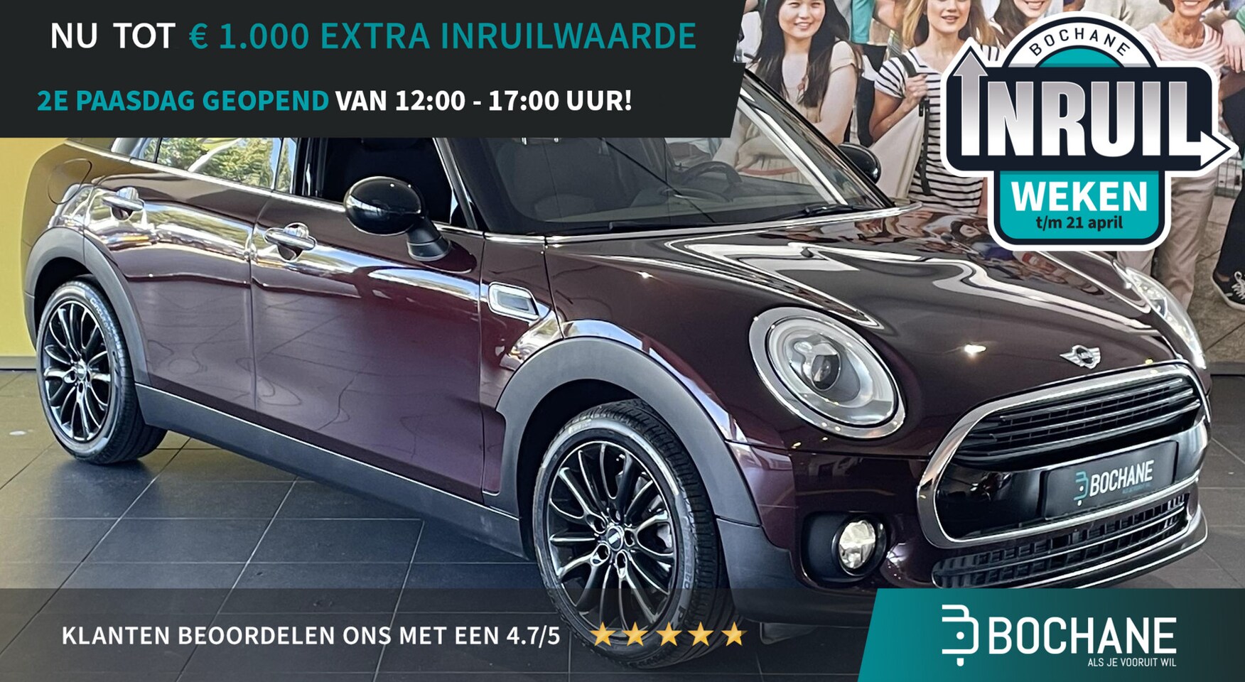 MINI Clubman - Mini 1.5 Cooper Chili Serious Business | Navigatie | Climate control | - AutoWereld.nl