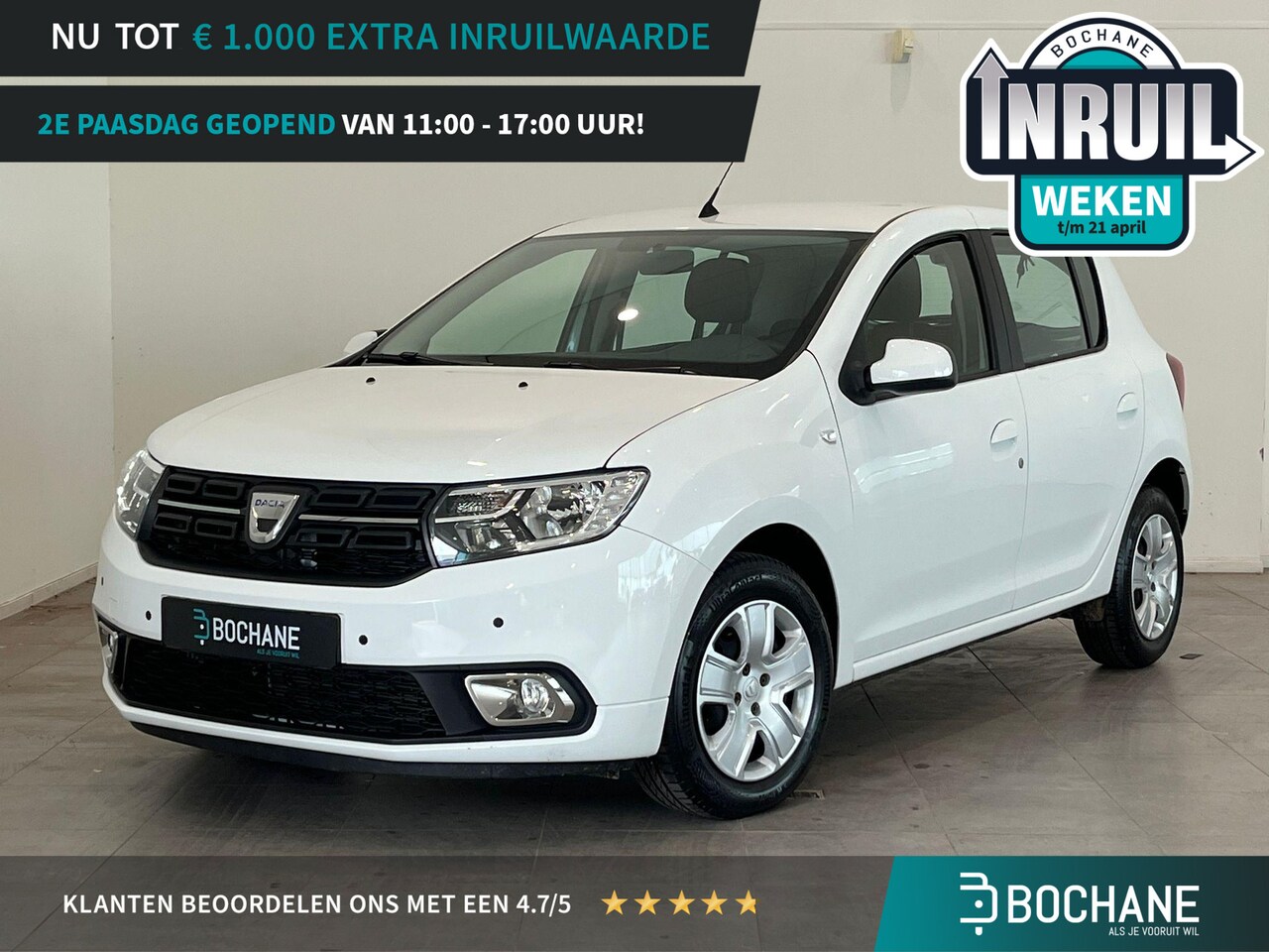Dacia Sandero - 1.0 TCe 100 Comfort | Navigatie | Airco | Cruise Control | Parkeersensoren voor en achter - AutoWereld.nl