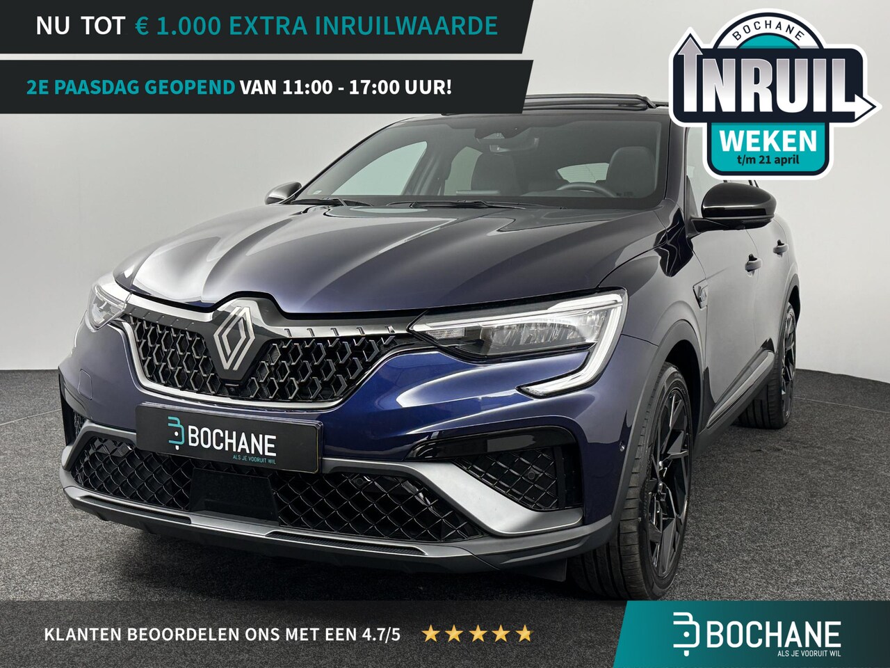 Renault Arkana - 1.6 E-Tech hybrid 145 Esprit Alpine | 360° Camera | BOSE Audio | Open dak | - AutoWereld.nl