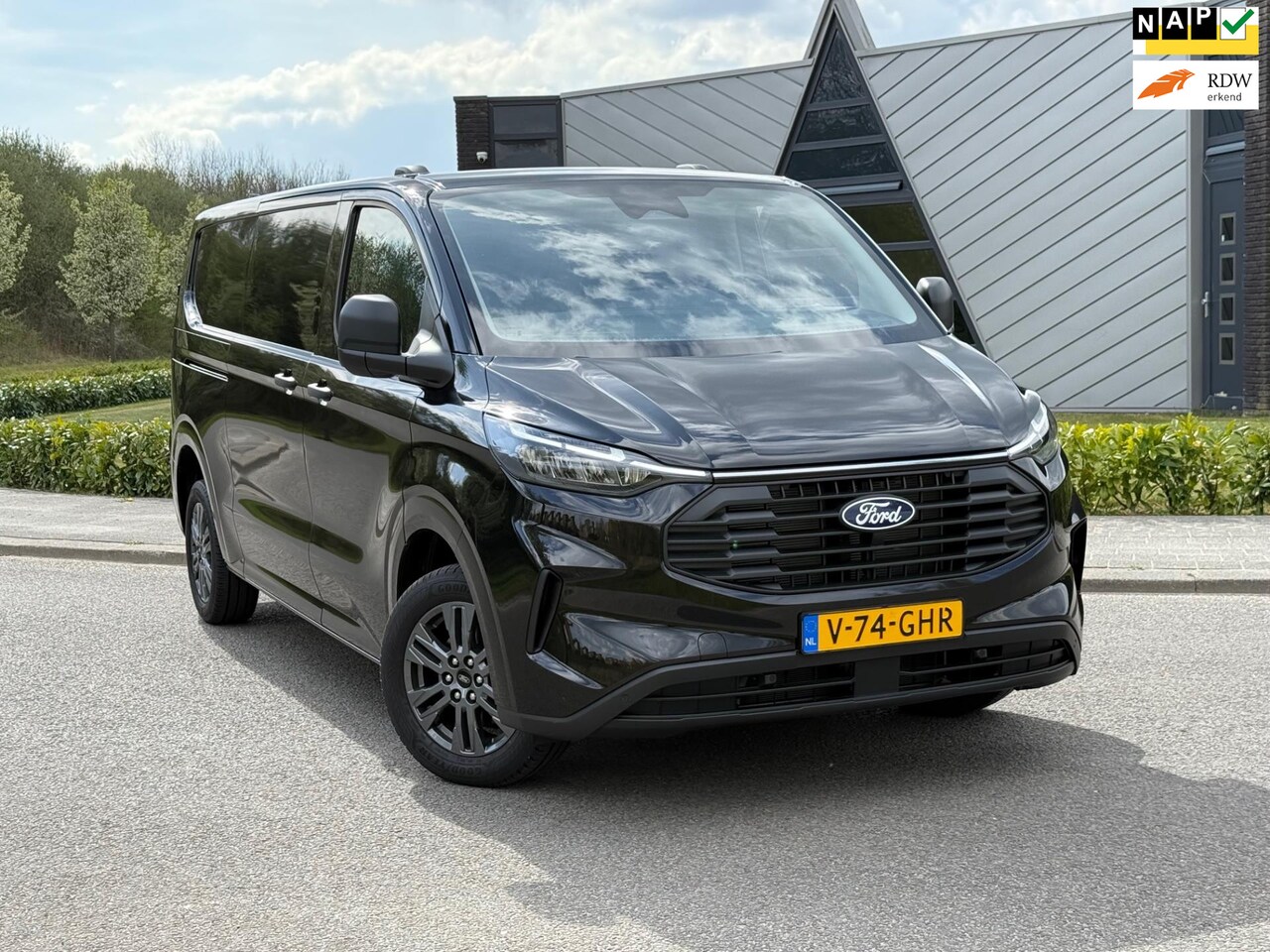 Ford Transit Custom - 300 Black editie 2.0 TDCI L2H1 | LED | Airco | trekhaak | betimmering | - AutoWereld.nl