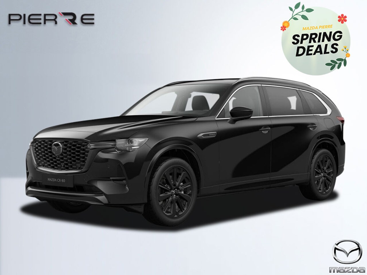 Mazda CX-80 - 2.5 e-SkyActiv PHEV Homura Plus 7 pers. VAN 74.540,- VOOR 71.040,- - AutoWereld.nl