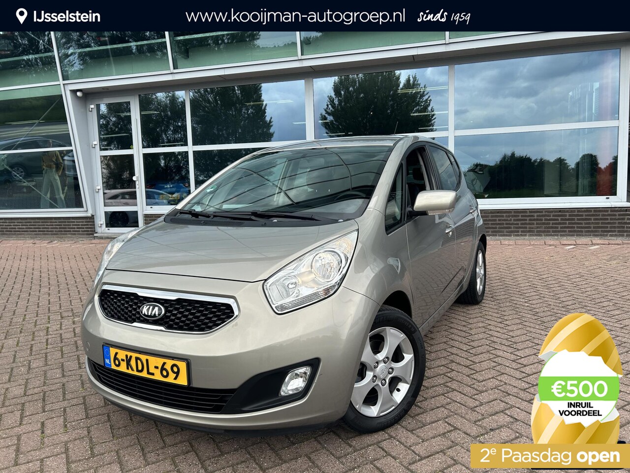 Kia Venga - 1.4 CVVT Super Pack | Fijne, hoge, instap | Full map navigatie | Bluetooth telefoon voorbe - AutoWereld.nl