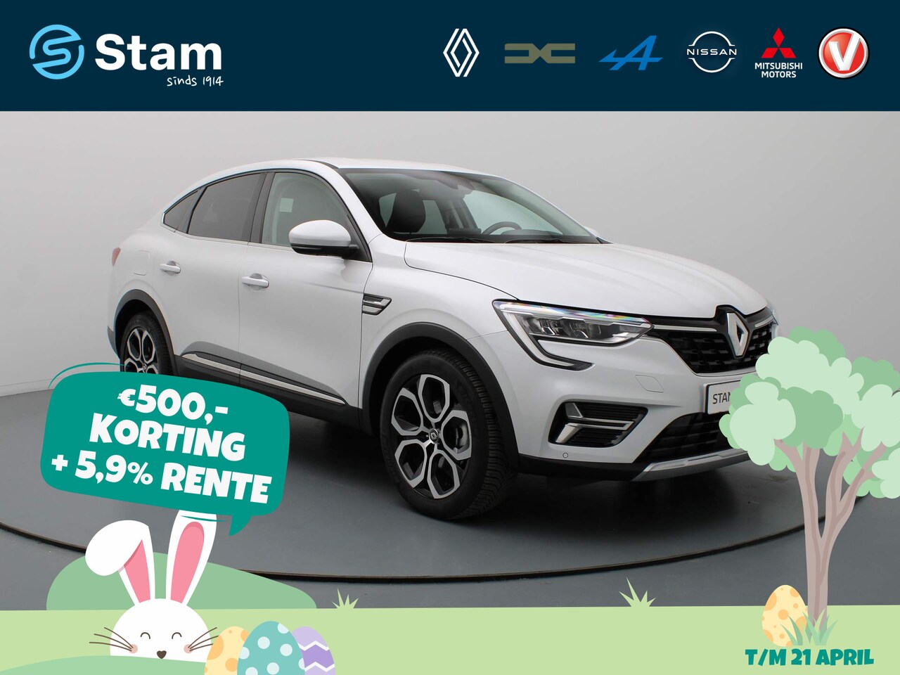 Renault Arkana - E-Tech Hybrid 145pk Intens Adapt. cruise | Camera | Navi | Parksens. - AutoWereld.nl