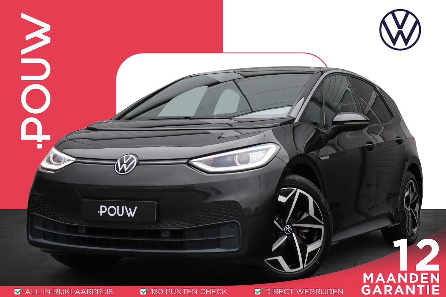 Volkswagen ID.3 - 204pk Max 58 kWh | SoH 94% | Top Sport Stoelen | Panoramadak | Navigatie | Achteruitrijcam - AutoWereld.nl