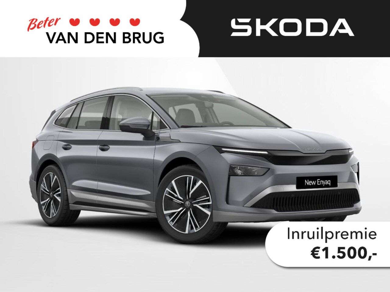 Skoda Enyaq iV - Selection Elektromotor 210 kW / 286 PK SUV Elektri | Trekhaak | Adaptive cruise control | - AutoWereld.nl