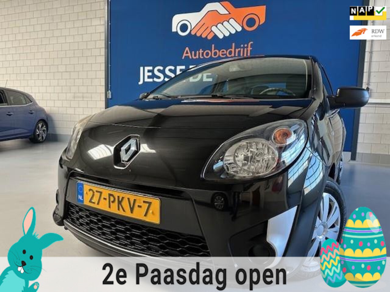 Renault Twingo - 1.2-16V Authentique 1.2-16V Authentique,bj.2011,kleur:zwart,NAP met 163742 km.en APK tot 11/2025, zuinige auto - AutoWereld.nl