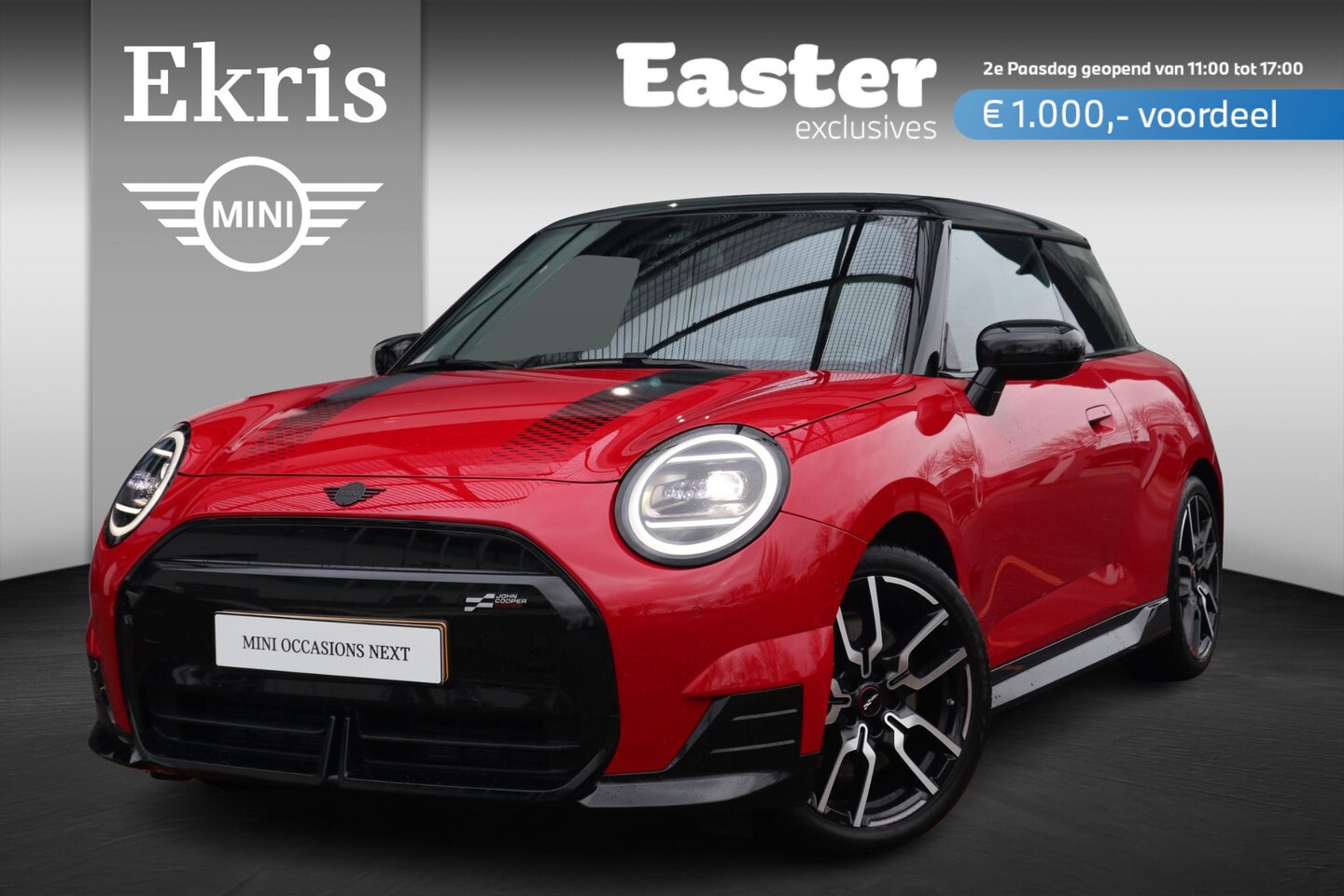 MINI Cooper - 3-deurs E | John Cooper Works + Pakket M | Easter - AutoWereld.nl