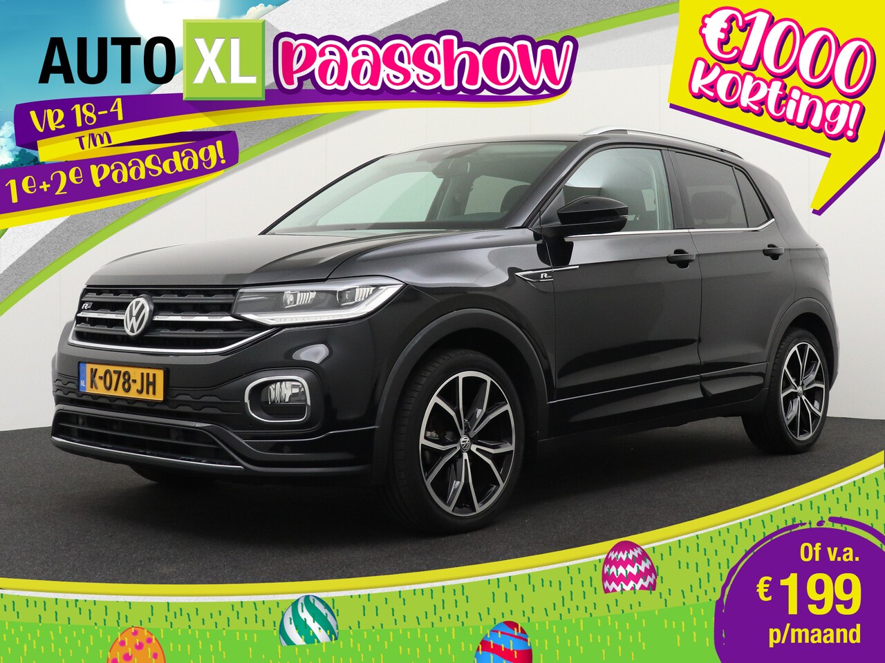 Volkswagen T-Cross - 1.0 TSI Aut. R-Line Camera Climate Sportstoelen Stoelverw - AutoWereld.nl