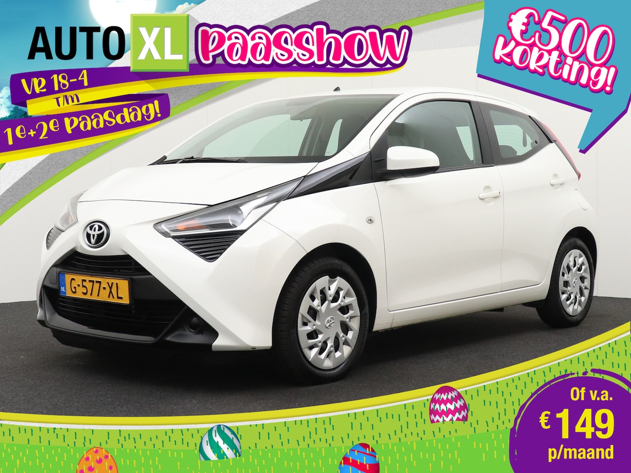 Toyota Aygo - 1.0 VVT-i Aut. 73 PK X-play Camera LED - AutoWereld.nl