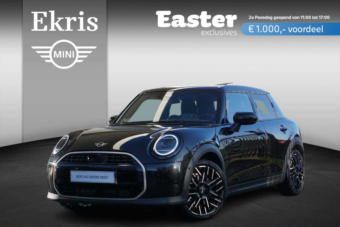MINI Cooper - 5-deurs C Favoured Trim | Pakket L | 18 inch Night Flash Spoke 2-tone | Glazen panoramadak - AutoWereld.nl