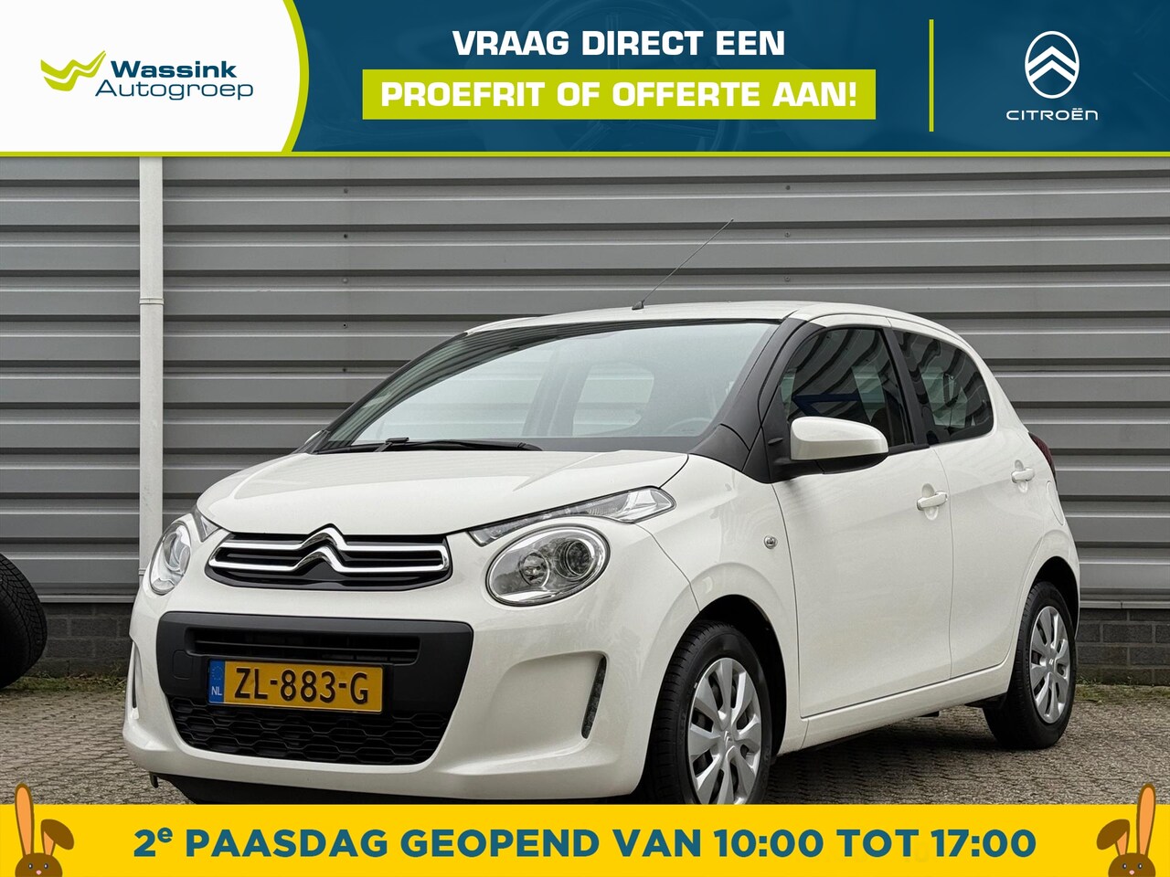Citroën C1 - 1.0 VTi 68PK Feel | 5 Deurs | Stuurwielbediening | Airco | Radio - AutoWereld.nl