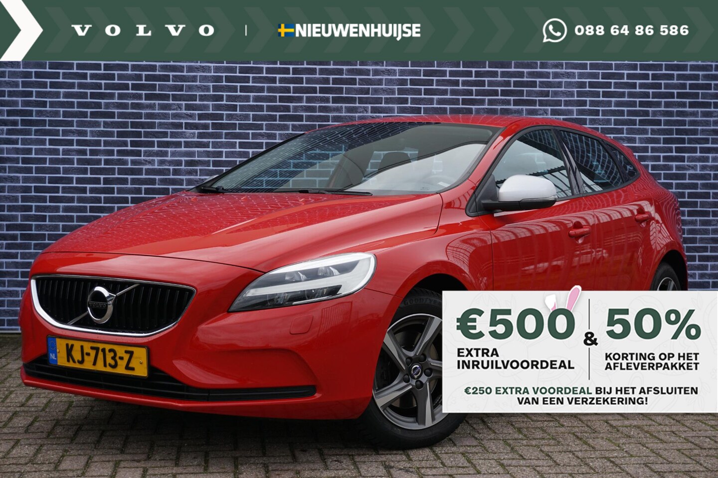 Volvo V40 - T2 Nordic+ | Full Led | Standkachel | Stoelverwarming | Verwarmbare voorruit | Styling Pac - AutoWereld.nl