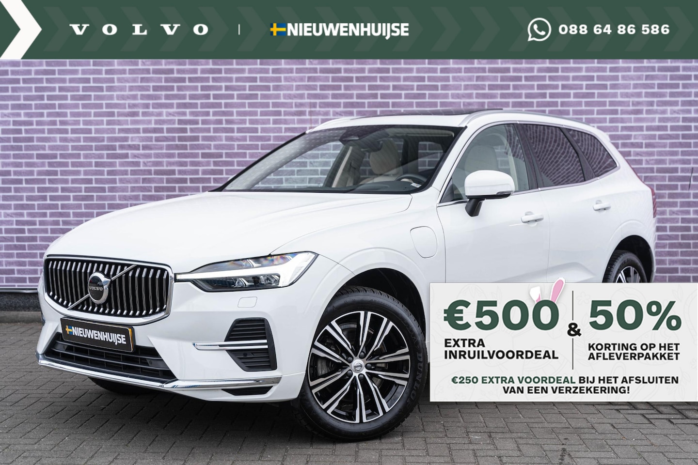 Volvo XC60 - T6 Plug-in hybrid AWD Inscription Exclusive | Luchtvering | Trekhaak | Head-up Display | M - AutoWereld.nl