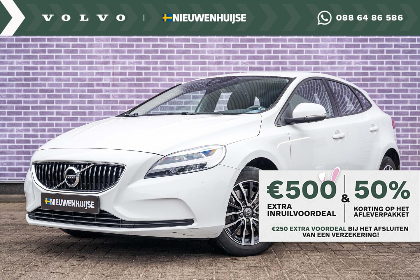 Volvo V40 - T2 Polar+ Automaat | Stoelverwarming | Parkeersensoren | Navigatiesysteem | High Performan - AutoWereld.nl