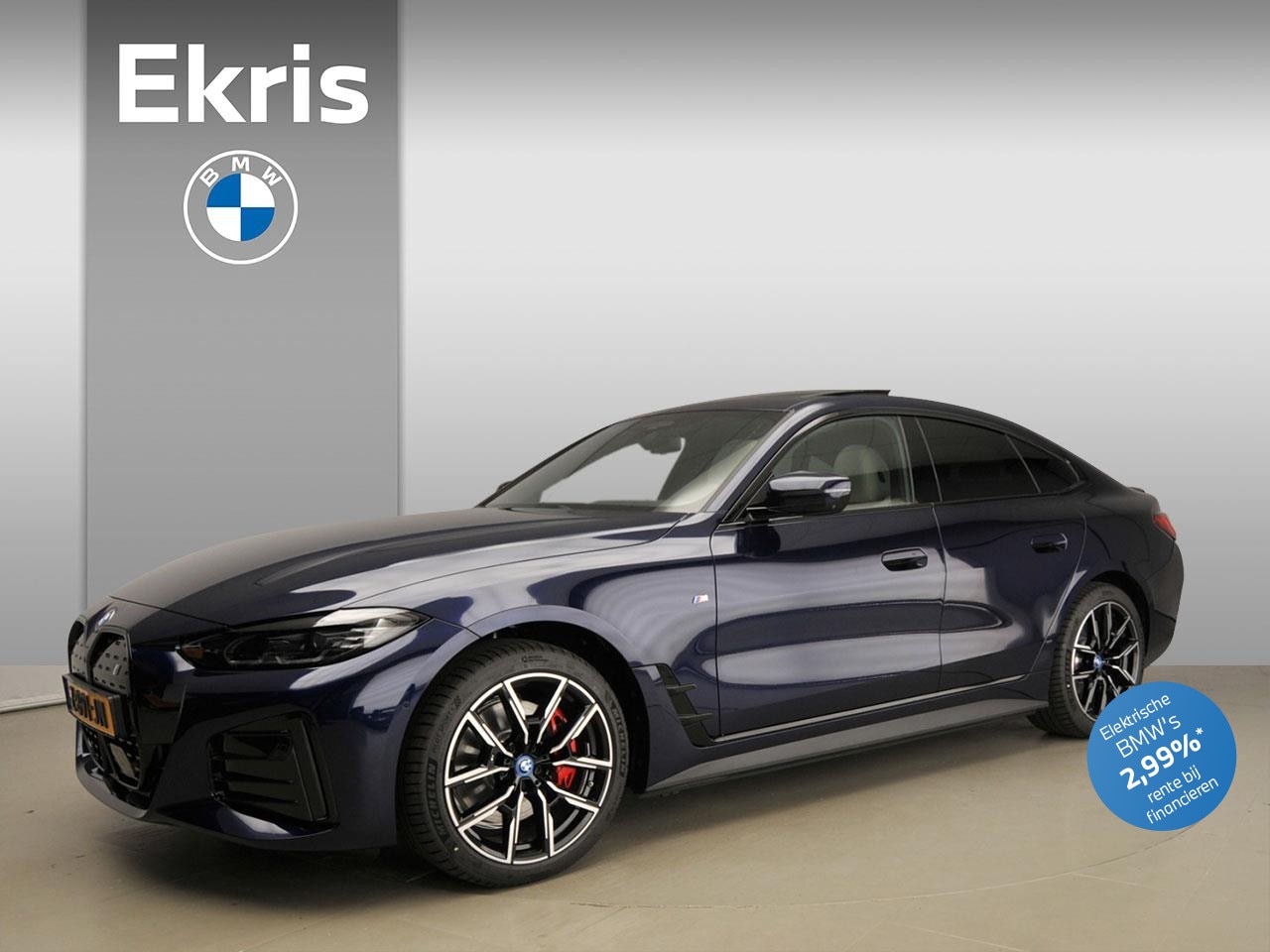 BMW i4 - Gran Coupé eDrive40 | M-Sportpakket | LED | Leder | Navigatie | Trekhaak | Schuifdak | Key - AutoWereld.nl