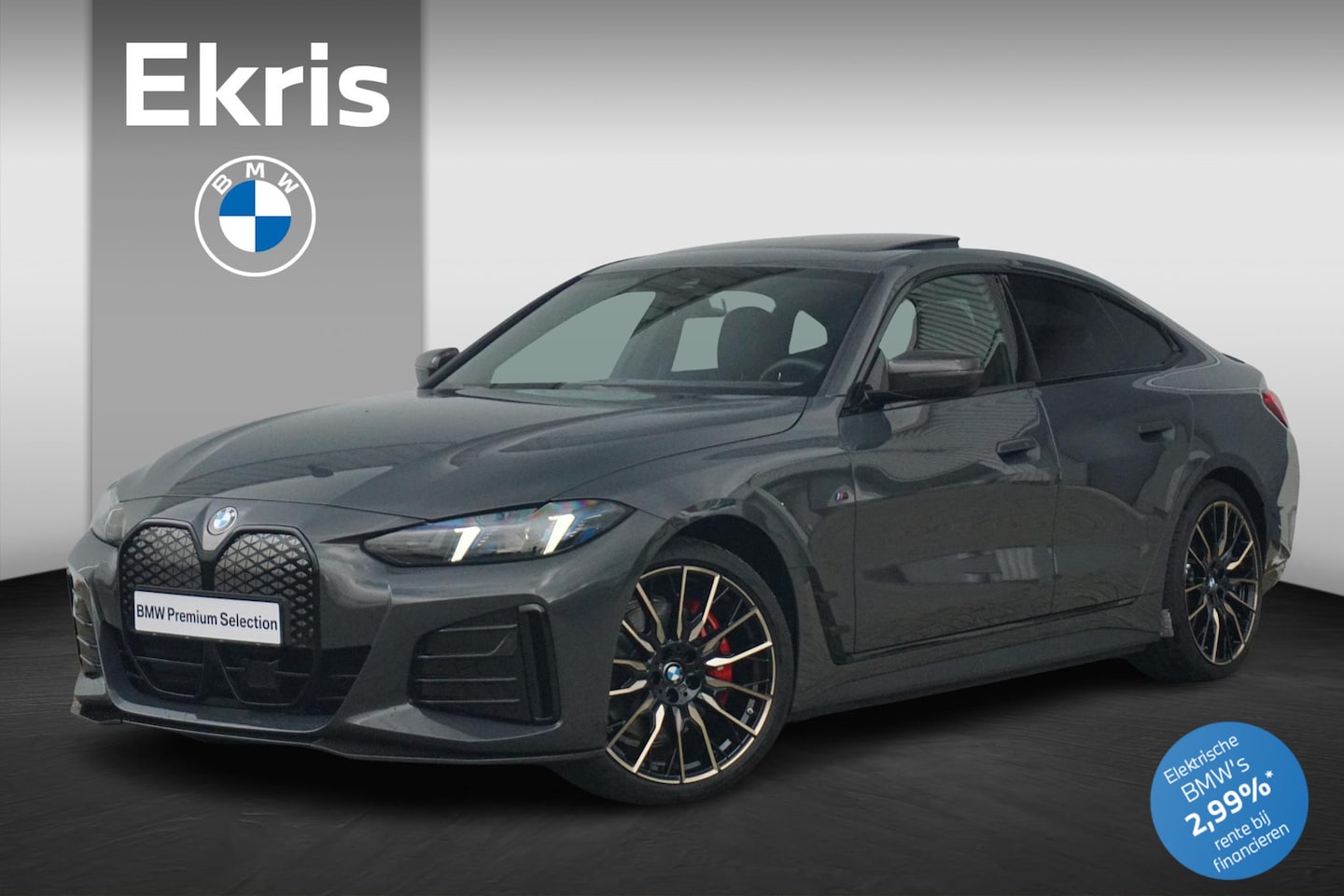 BMW i4 - eDrive35 M Sportpakket Pro 20'' / Glazen schuif-/kanteldak / Harman Kardon / Stuurwielrand - AutoWereld.nl
