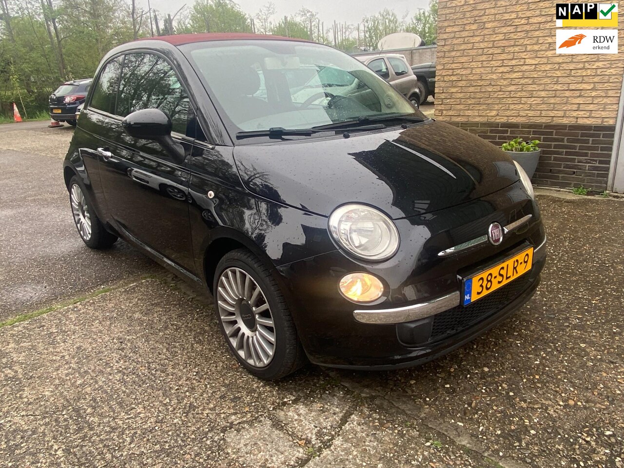 Fiat 500 C - 1.2 Cabrio met airco, apk 06-2026, NAP - AutoWereld.nl