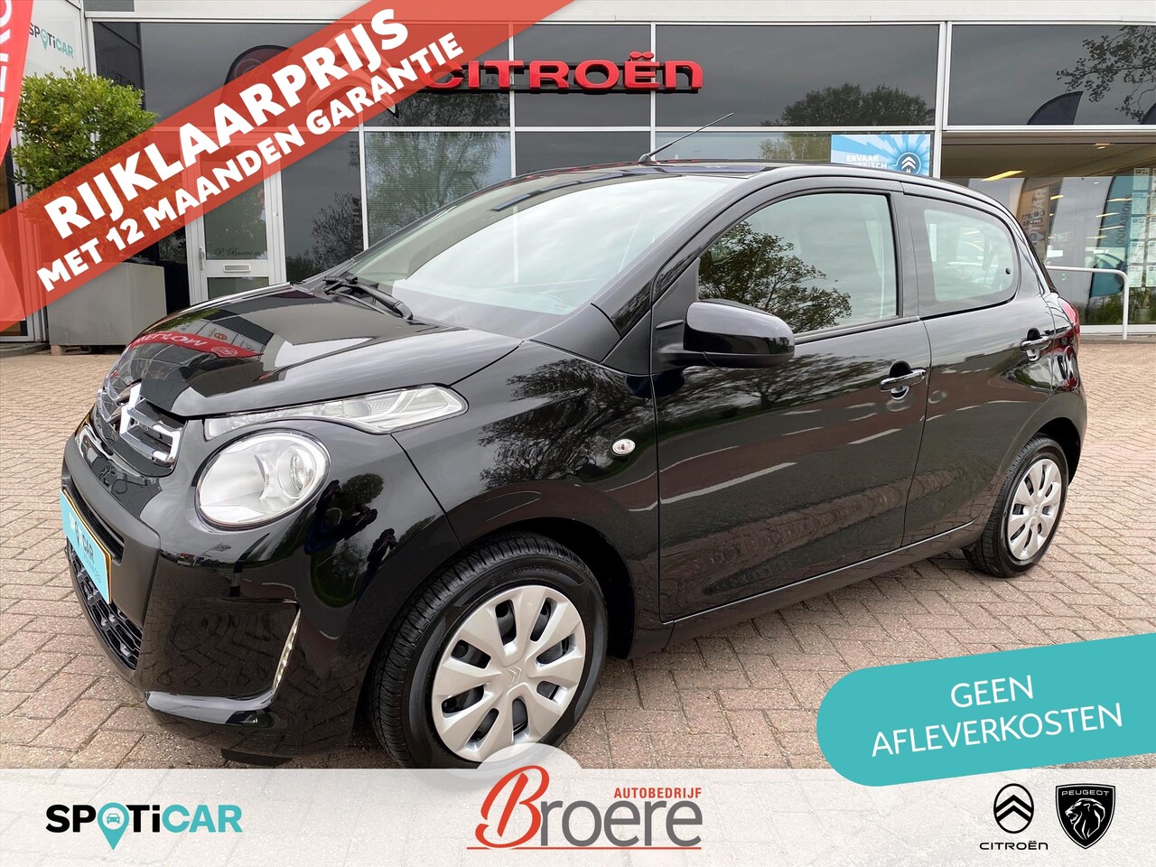 Citroën C1 - 1.0 VTi 72PK 5D Feel | touchscreen audio unit met apple carplay, android auto, bluetooth, - AutoWereld.nl