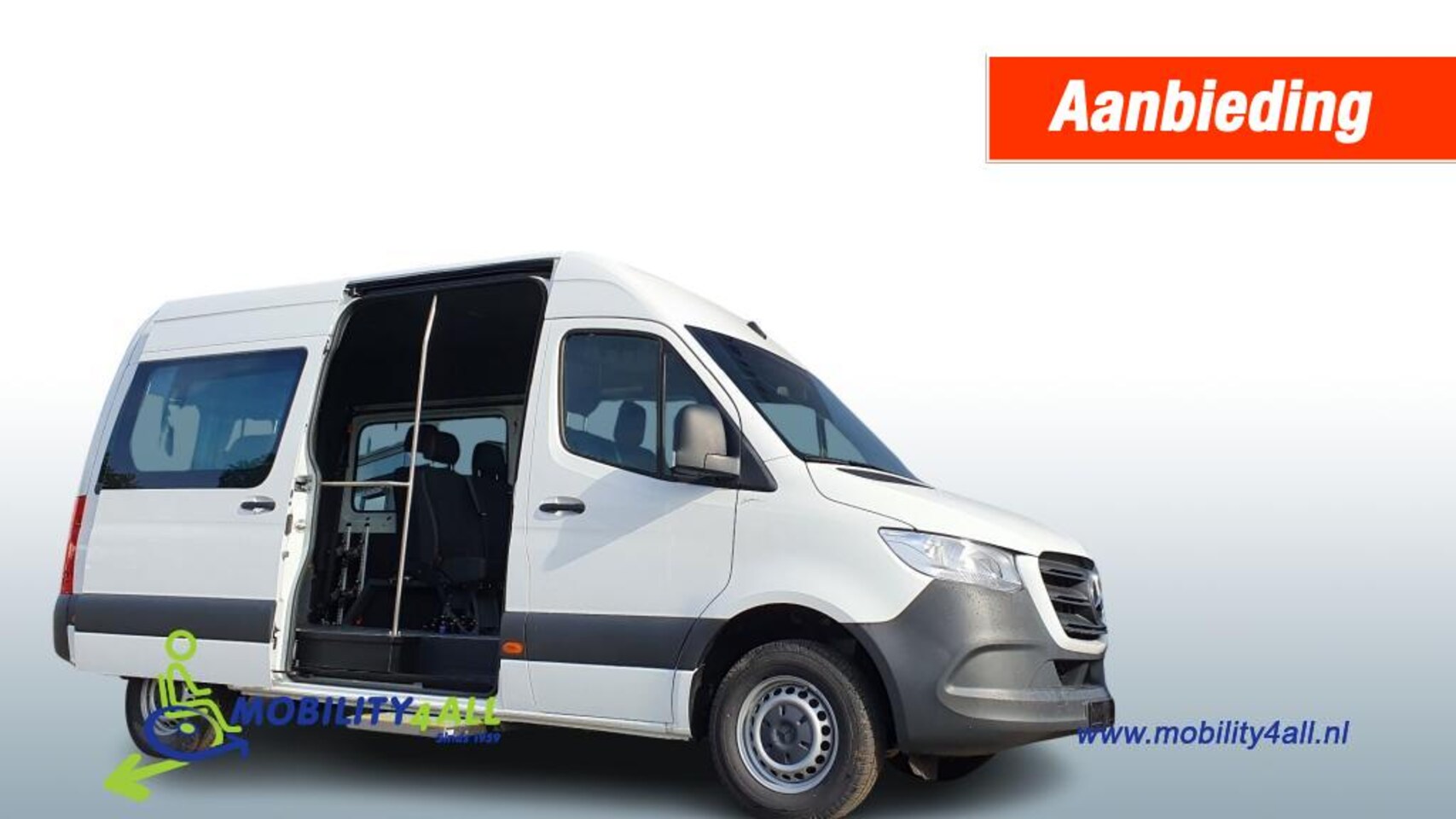 Mercedes-Benz Sprinter - NIEUWE Rolstoelbussen uit voorraad leverbaar - AutoWereld.nl