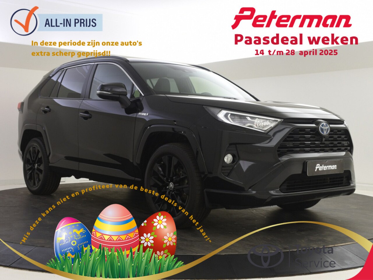 Toyota RAV4 - 2.5 Hybrid Black Edition | Stuur en Stoelverwarming | Parkeersen - AutoWereld.nl