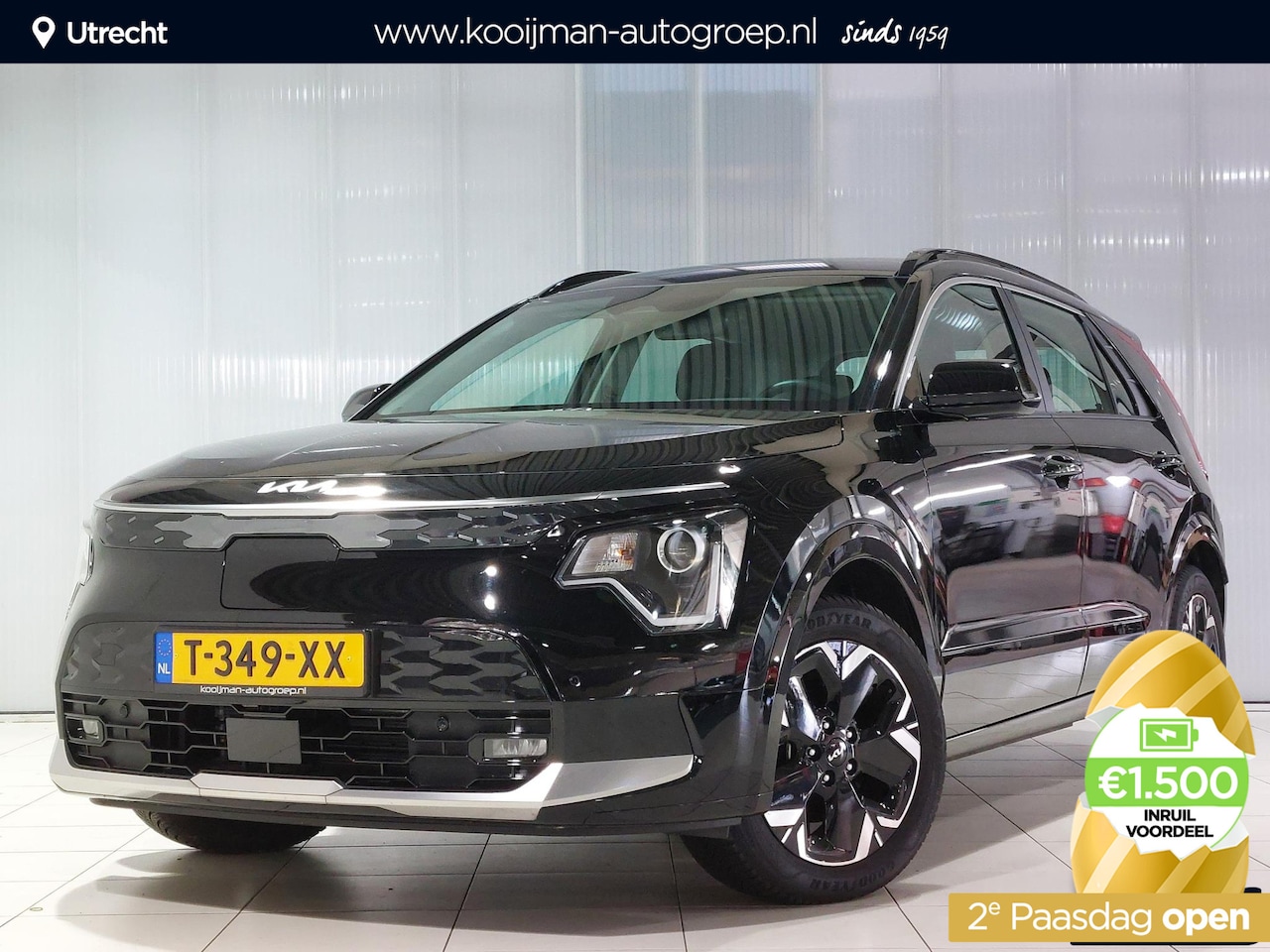 Kia Niro EV - DynamicLine 64.8 kWh Super deal! NL auto! 1e eigenaar!, Achteruitrij camera, Airco, Adapti - AutoWereld.nl