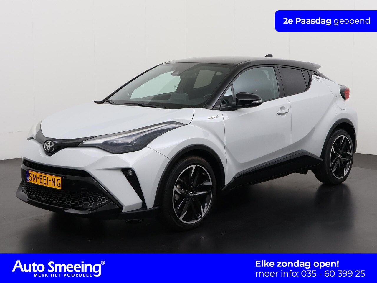 Toyota C-HR - 2.0 Hybrid GR-Sport Bi Tone | Leder/alcantara | Camera | Adaptief Cruise | Zondag Open! - AutoWereld.nl