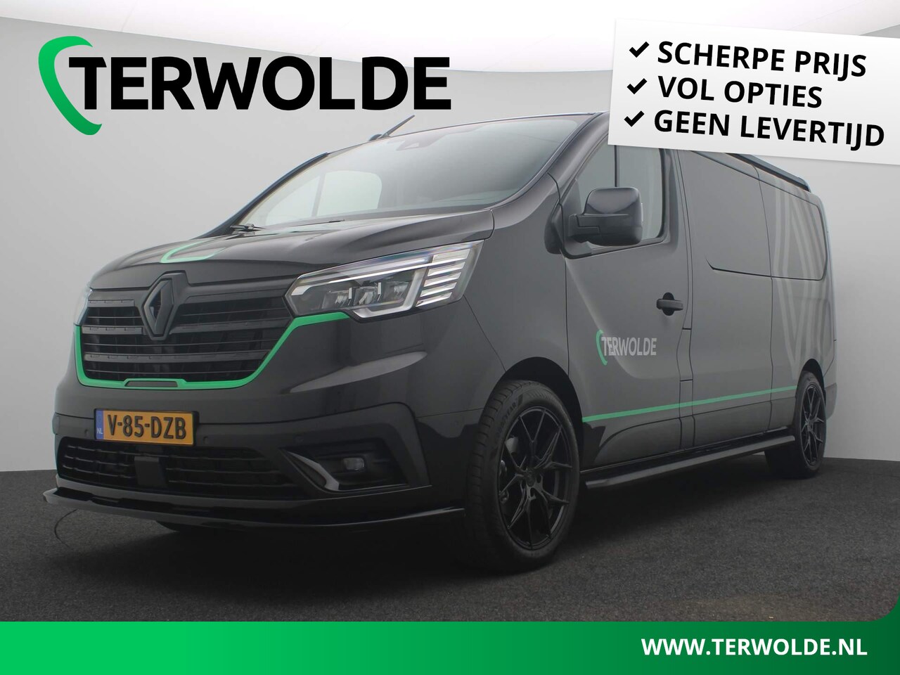 Renault Trafic - 2.0 170 T30 L2H1 DC Luxe | Terwolde Special | 19'' Velgen | Voor- / Achterspoiler | Glaspa - AutoWereld.nl