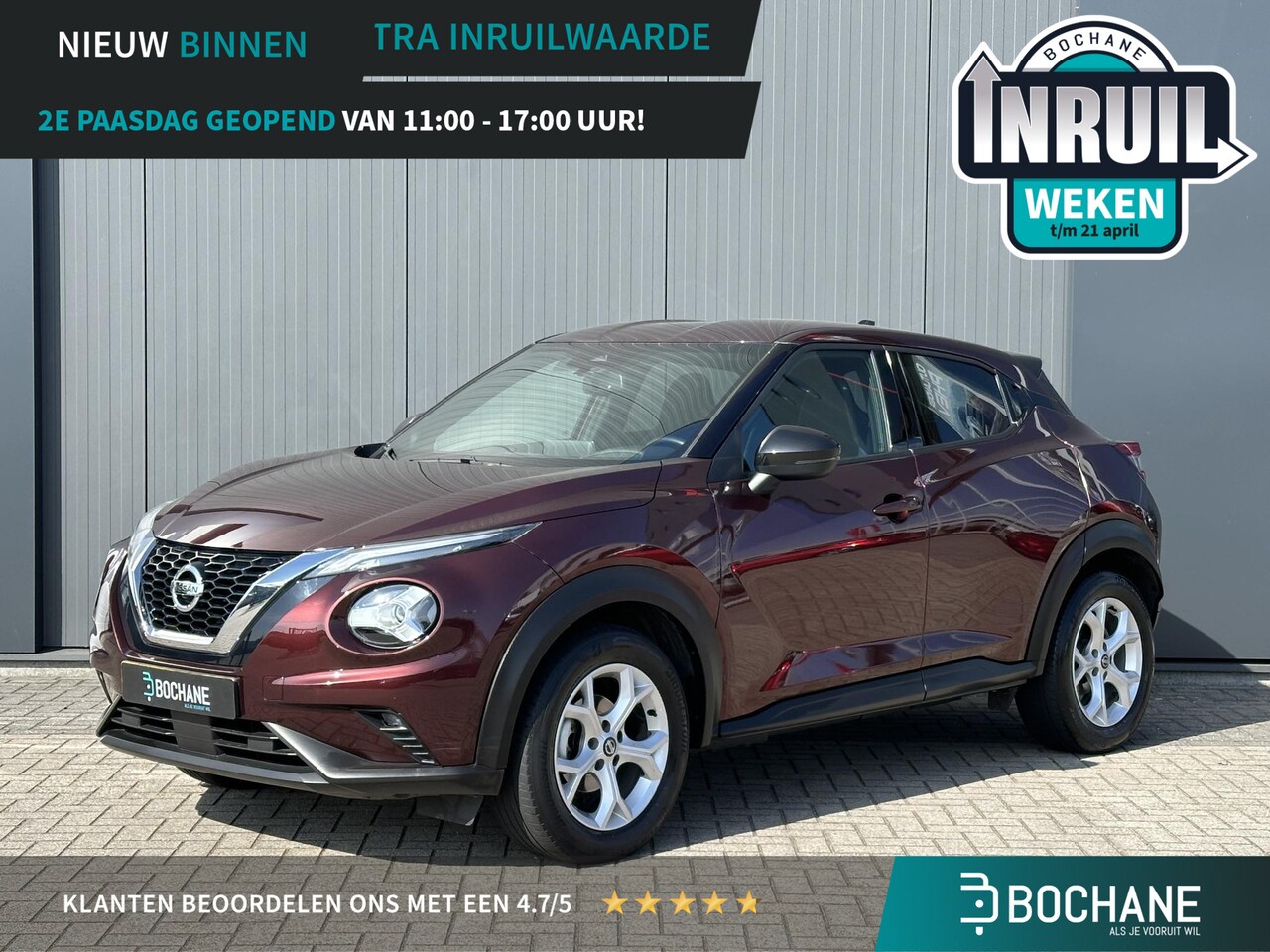 Nissan Juke - 1.0 DIG-T N-Connecta | NL-Auto 1e Eig. | Camera | Clima | Apple Carplay & Android Auto | K - AutoWereld.nl