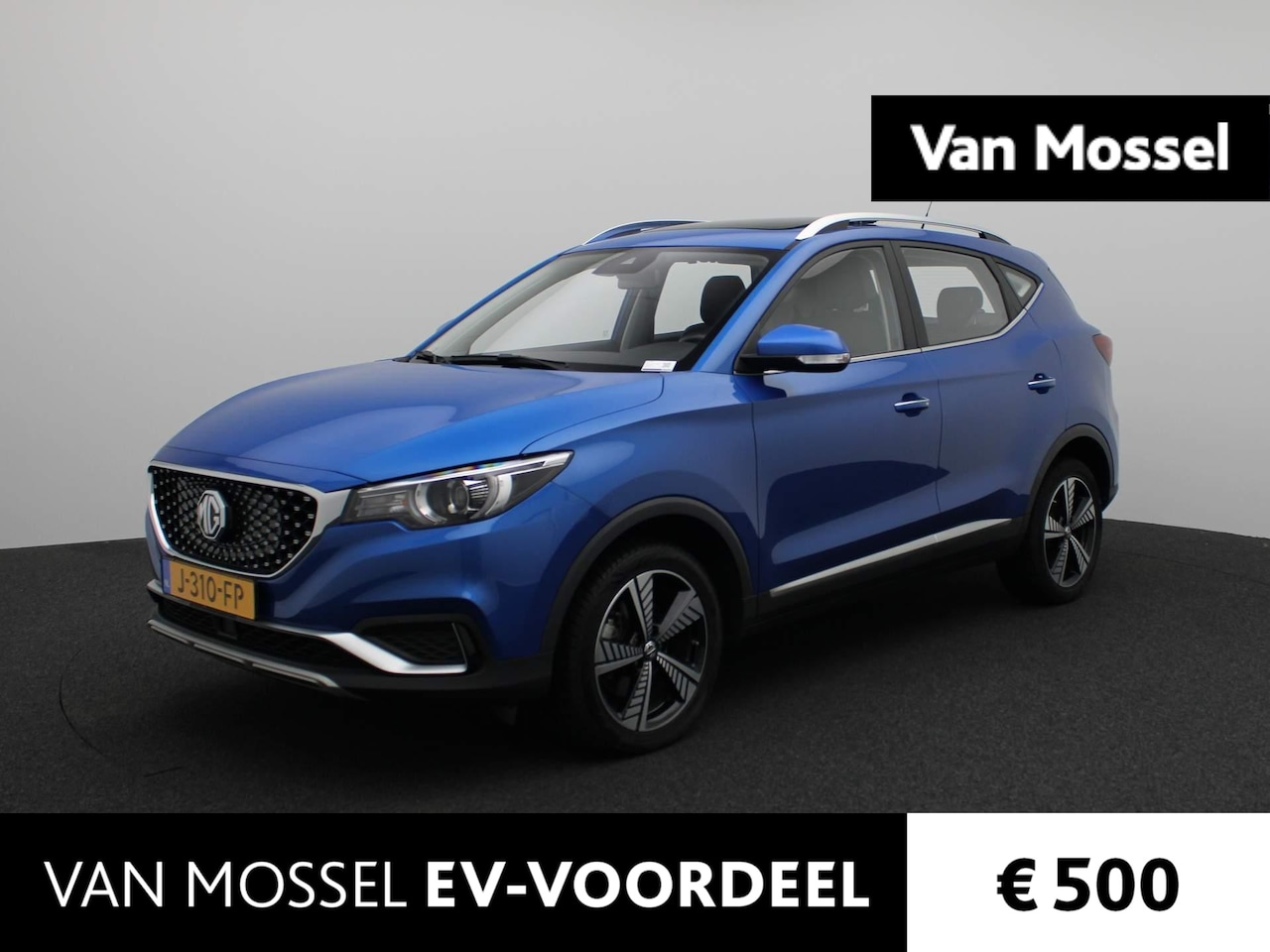 MG ZS - EV Luxury 45 kWh | 1e-Eigenaar | Navi | Panoramadak | Leder | Camera | Apple CarPlay | - AutoWereld.nl