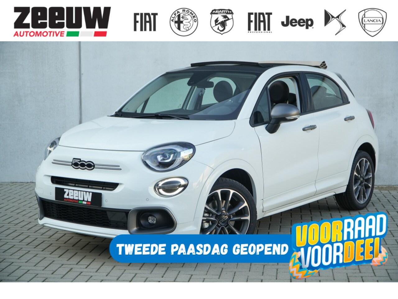 Fiat 500 X - 1.5 Hybrid 130 PK Sport Cabrio | LED | Camera | 18" - AutoWereld.nl