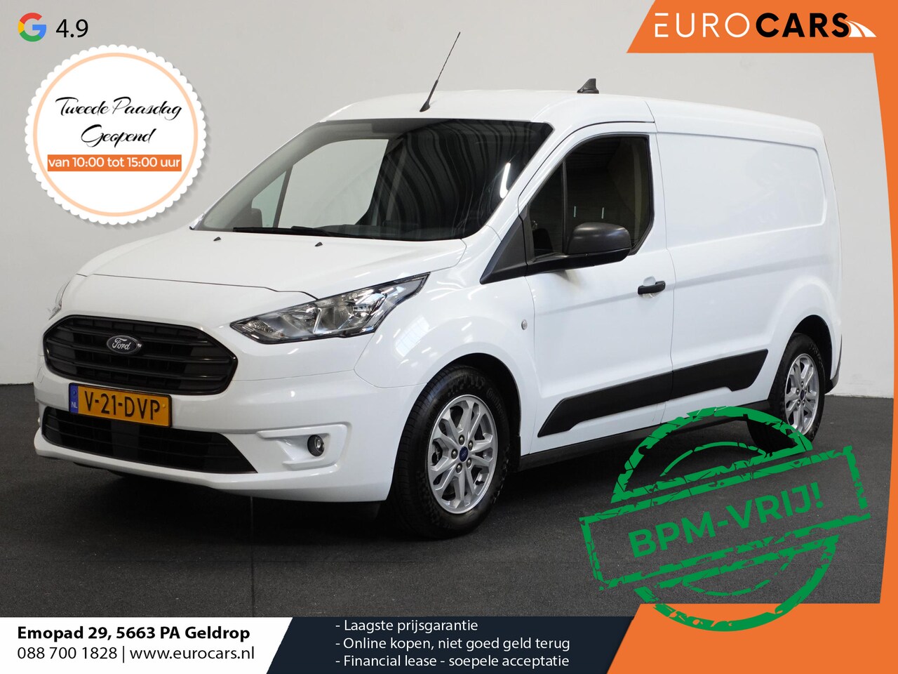 Ford Transit Connect - 1.5 L2 Trend Automaat Navi Airco Parkeersensoren Cruise Control 3Zits Camera - AutoWereld.nl