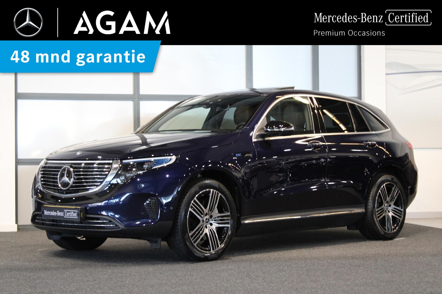 Mercedes-Benz EQC - 400 4MATIC Business Solution Luxury 80 kWh Premium PLUS | Schuif-kantel dak - AutoWereld.nl