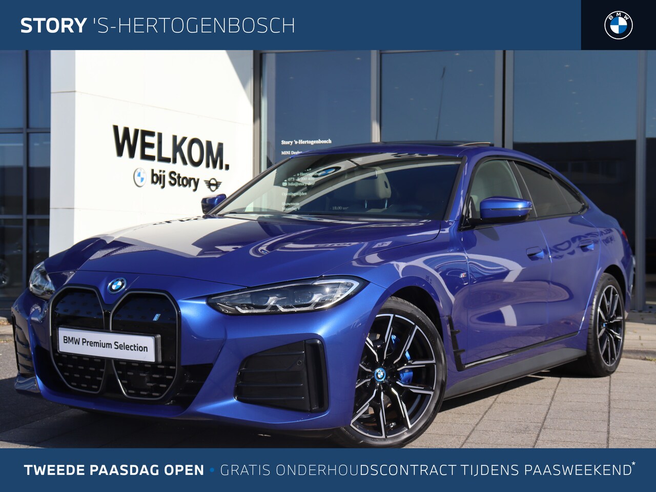 BMW i4 - eDrive35 M Sport / Schuif-kanteldak / Stoelverwarming / Parking Assistant / Live Cockpit P - AutoWereld.nl