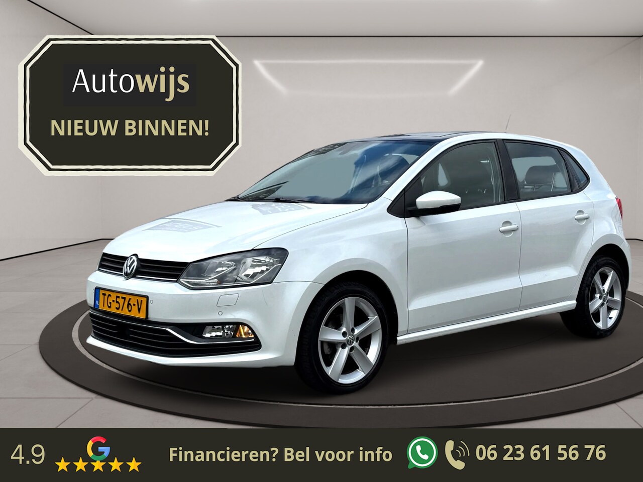 Volkswagen Polo - 1.2 TSI Highline|AUT|PANO|Facelift|Clima|Stoelverw - AutoWereld.nl