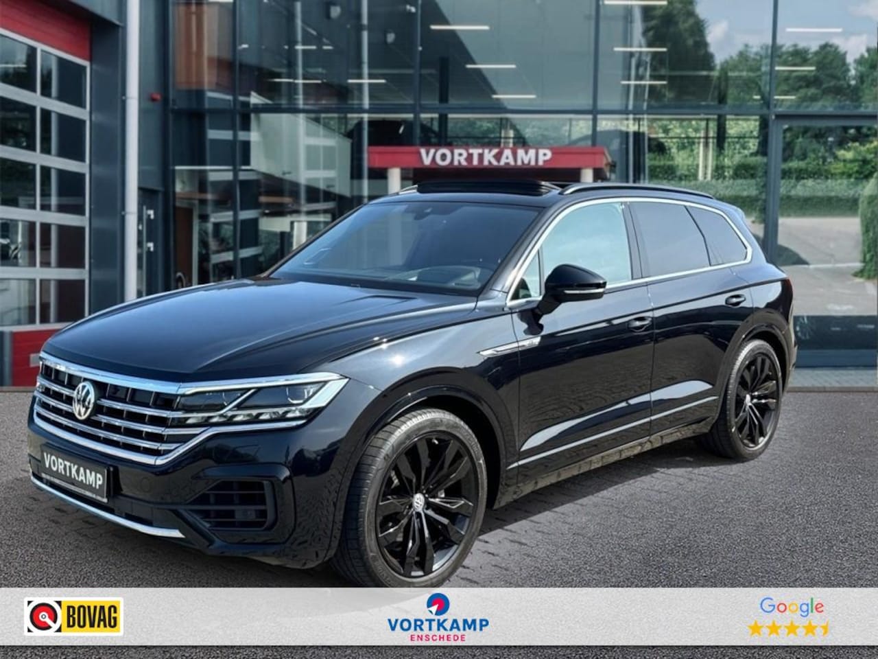 Volkswagen Touareg - 3.0 TDI R-LINE 4MOTION PANO-DAK/TREKHAAK/DYNAUDIO/LEDER/NAVI/ACC - AutoWereld.nl