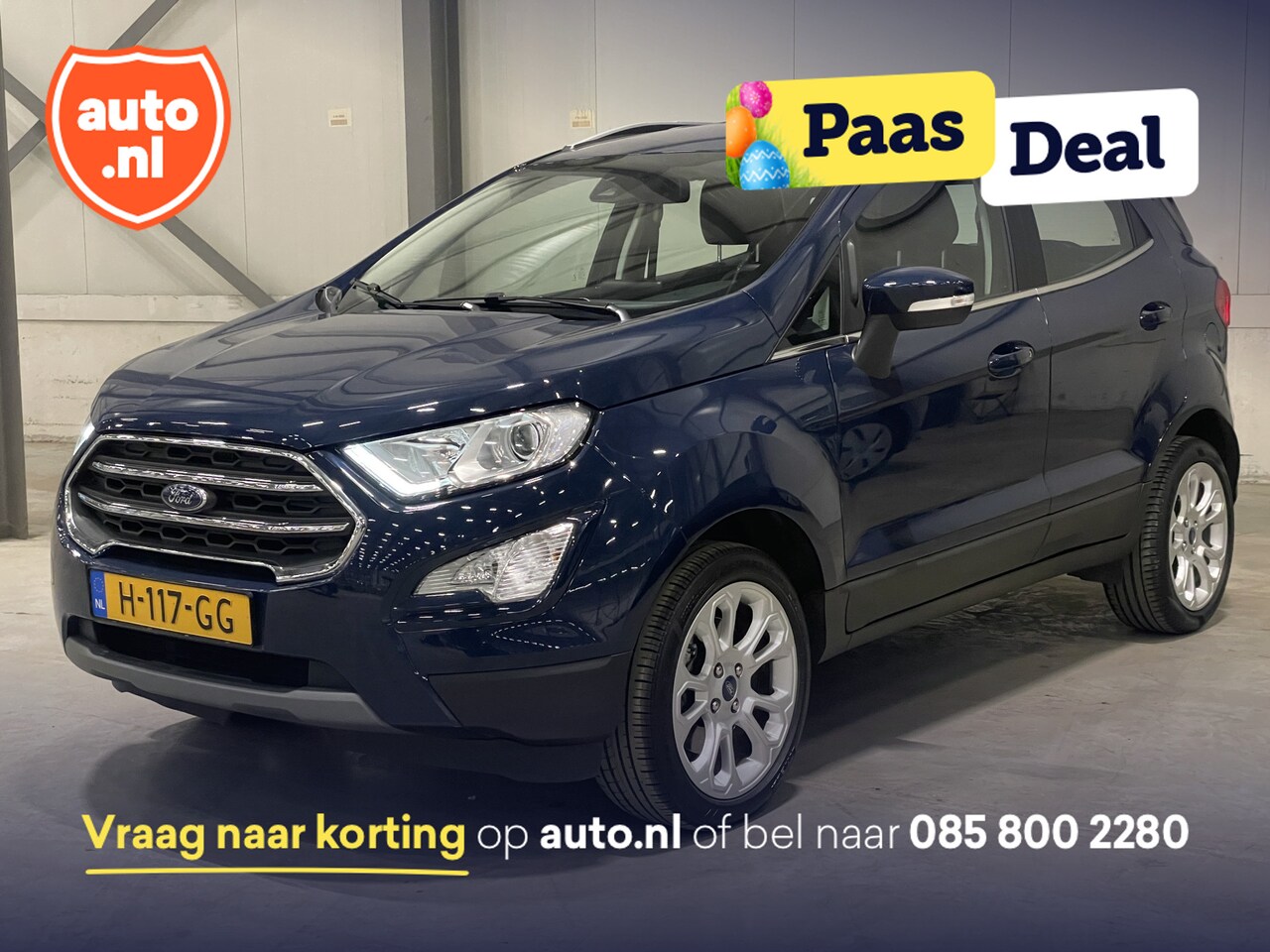 Ford EcoSport - 1.0 EcoBoost Titanium | Cruise Control | Parkeersensoren | Bluetooth | Half lederen bekled - AutoWereld.nl