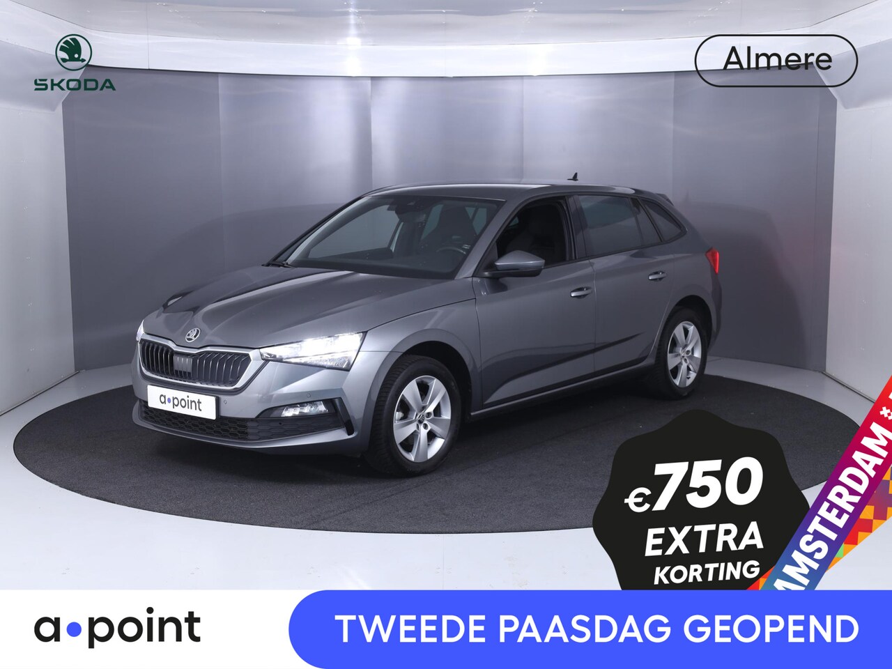 Skoda Scala - 1.0 TSI Sport Business 110 pk Automaat (DSG) | Verlengde garantie | Navigatie via App | Pa - AutoWereld.nl