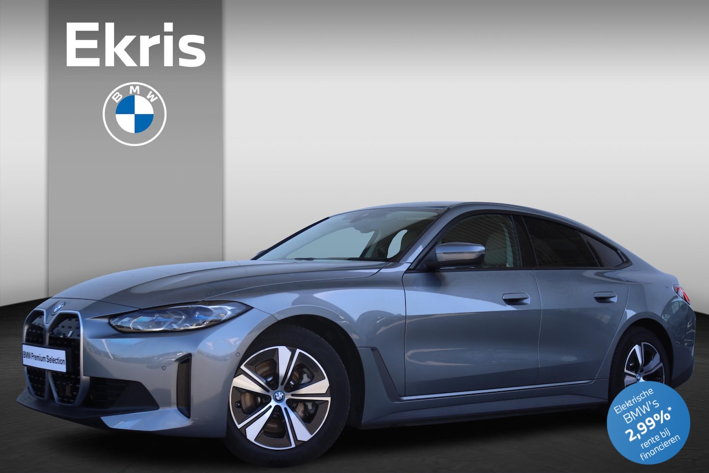 BMW i4 - eDrive40 High Executive 84 kWh Lederen bekleding/ Live Cockpit professional/ donker getint - AutoWereld.nl
