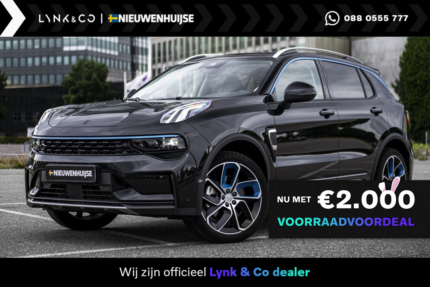Lynk & Co 01 - 1.5 PHEV Business Edition | Apple Carplay/Android Auto | Schuif/Kantel Dak | 360 gr. Camer - AutoWereld.nl