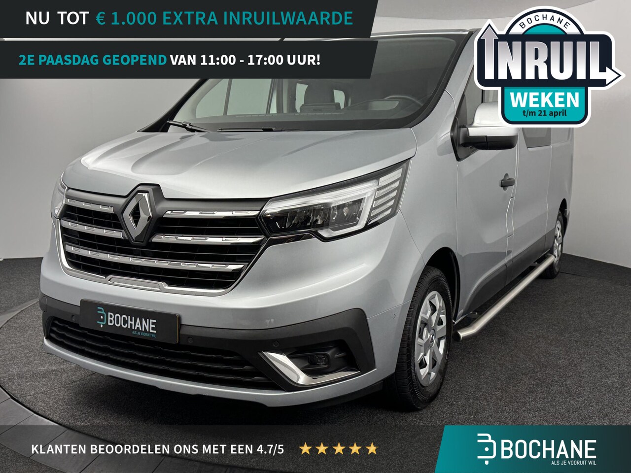 Renault Trafic - 2.0 Blue dCi 130 T29 L2H1 Start DC Airco/Navi/Trekhaak - AutoWereld.nl
