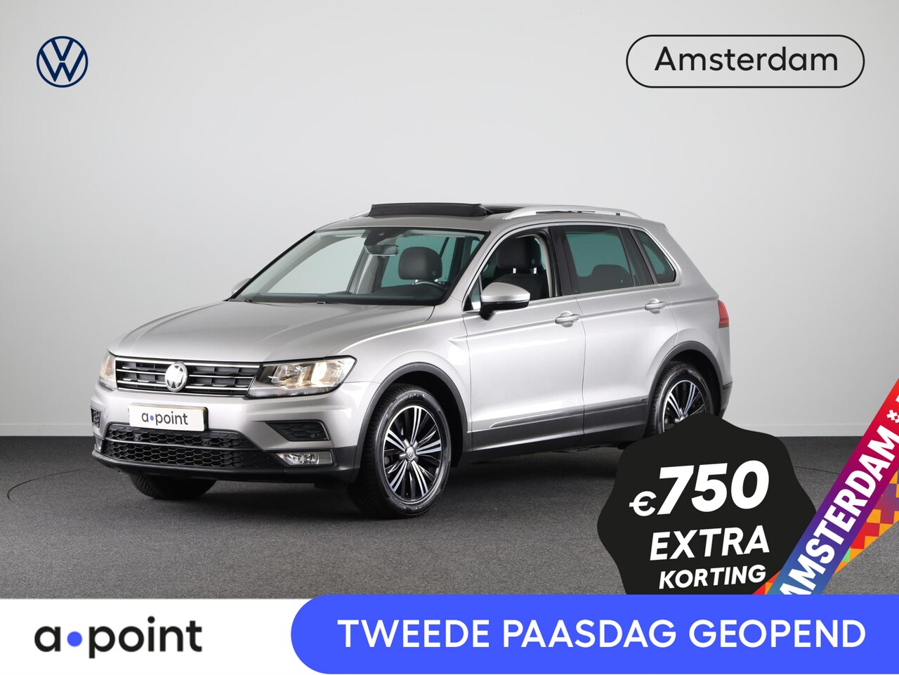 Volkswagen Tiguan - 1.4 TSI Connected Series | Trekhaak | Panoramadak | Stoelverwarming | Apple Carplay | - AutoWereld.nl