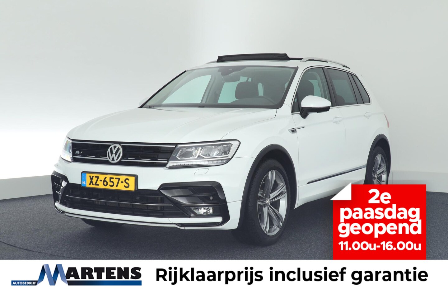 Volkswagen Tiguan - 1.4 TSI 150pk DSG ACT R-Line Sound Trekhaak 360Camera Panoramadak Navigatie - AutoWereld.nl