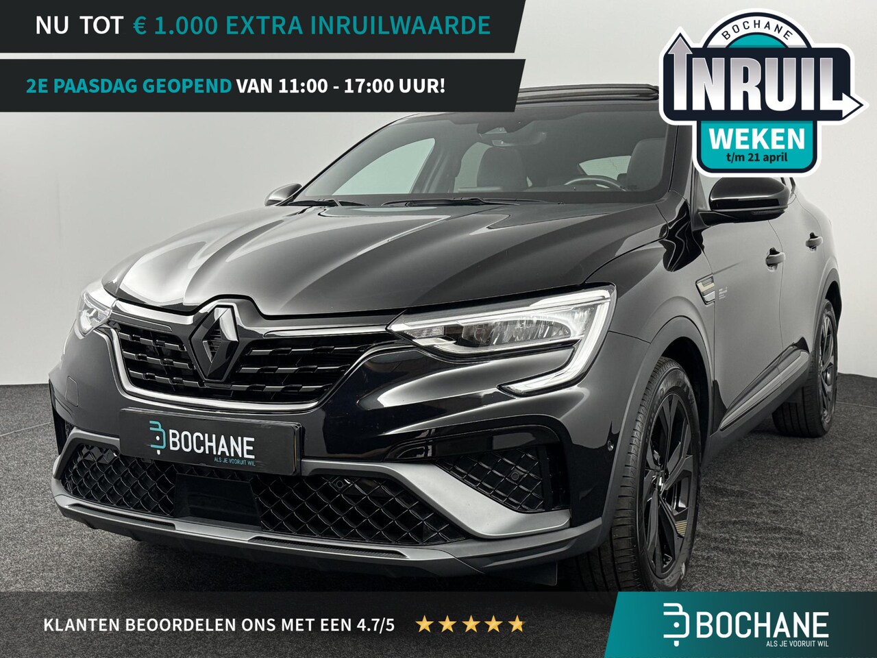 Renault Arkana - 1.6 E-Tech hybrid 145 E-Tech engineered | Open dak | BOSE Audio | Stoelverwarming | - AutoWereld.nl