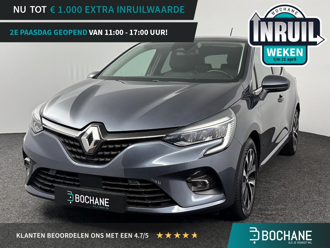 Renault Clio - 1.0 TCe 100 Intens | Navigatie | Achteruitrijcamera | Cruise Control | - AutoWereld.nl