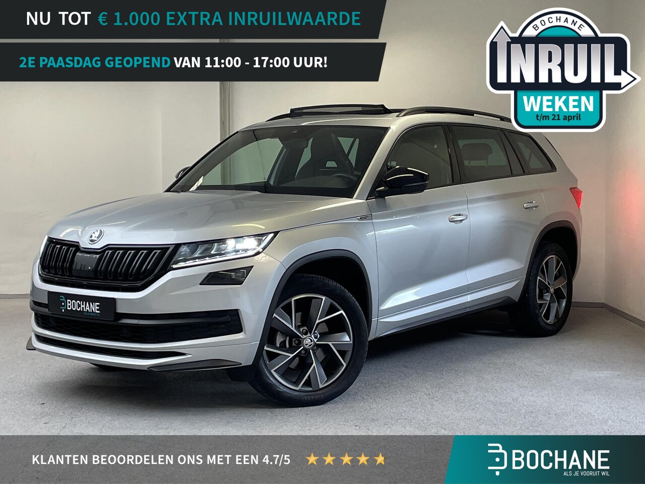 Skoda Kodiaq - 1.5 TSI Sportline 7p. | PANO | KEYLESS | ACC | CANTON | - AutoWereld.nl