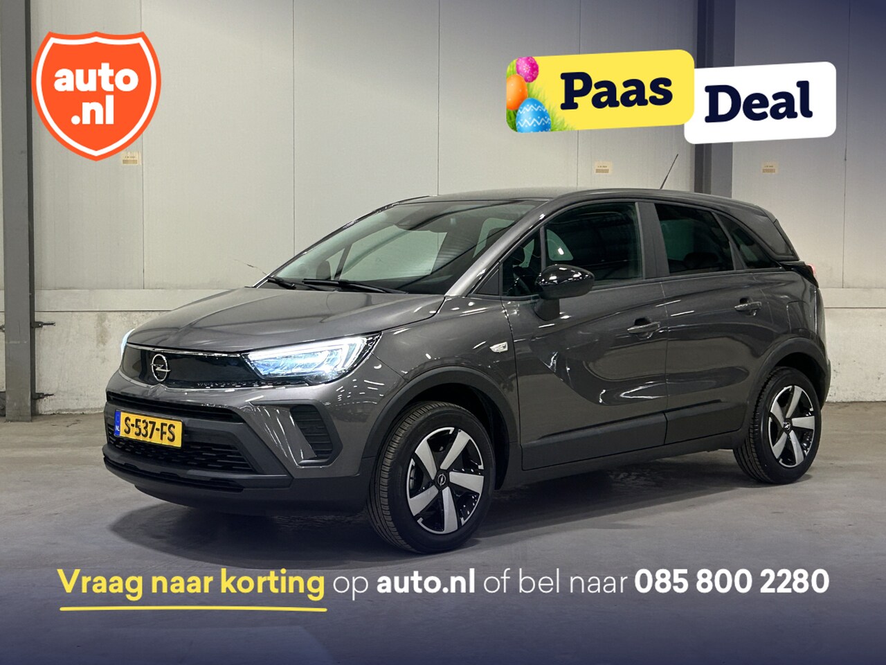 Opel Crossland - 1.2 Turbo Edition | Cruise Control | LED | Camera | Carplay | Navigatie | 16"LM Velgen | - AutoWereld.nl