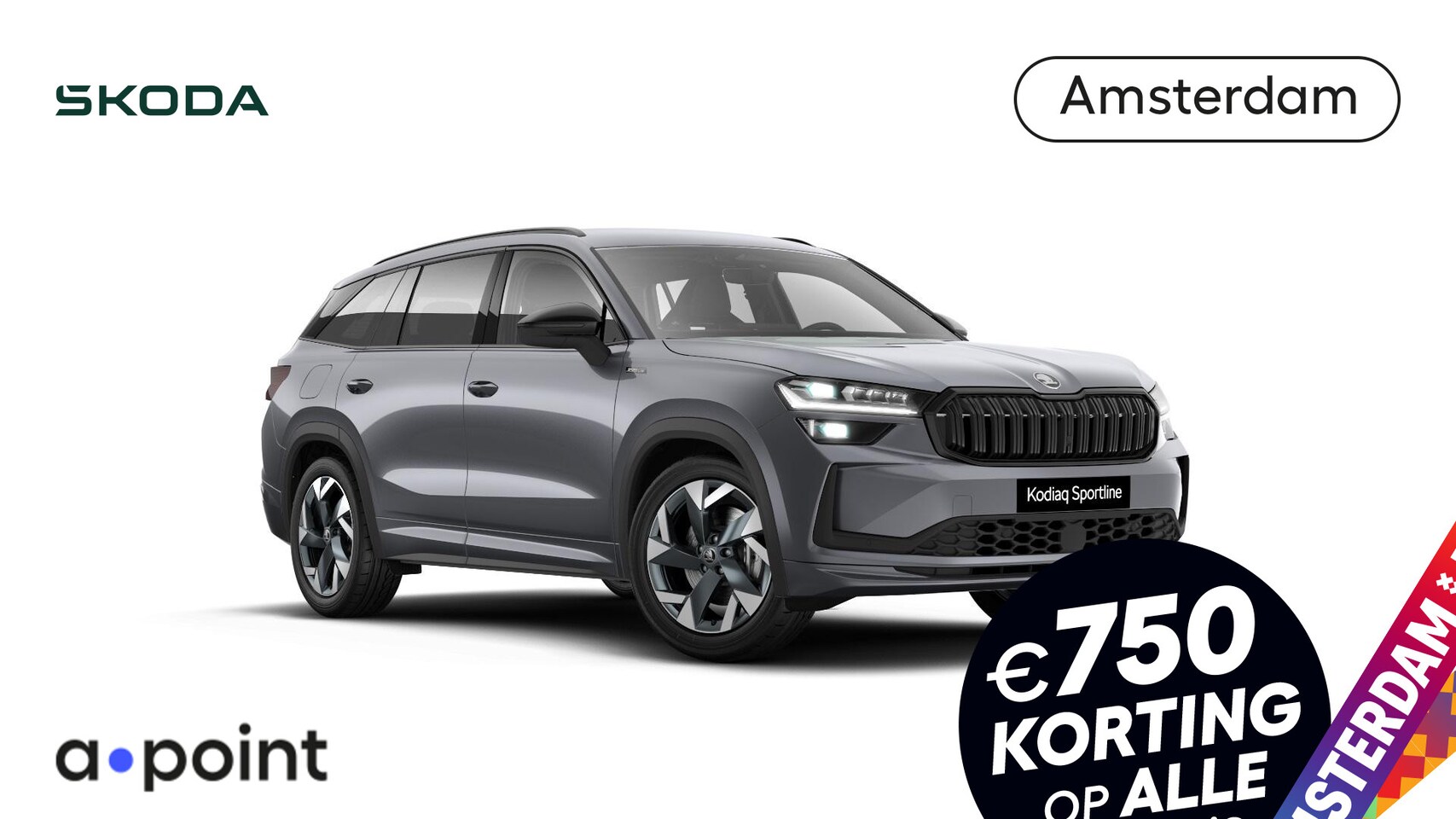 Skoda Kodiaq - Sportline Business PHEV 1.5 TSI 204 pk 6 versn. DSG | Light & view | Trekhaak wegklapbaar - AutoWereld.nl